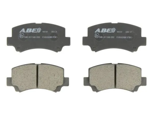 C18002ABE ABE Комплект тормозных колодок, дисковый тормоз (фото 1)