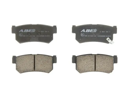 C20008ABE ABE Комплект тормозных колодок, дисковый тормоз (фото 1)