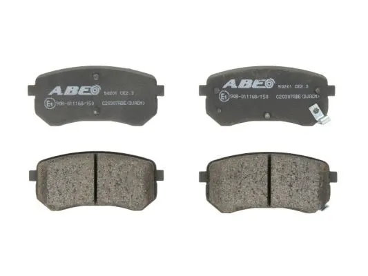 C20307ABE ABE Комплект тормозных колодок, дисковый тормоз (фото 1)