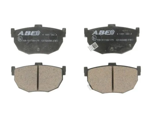 C21026ABE ABE Комплект тормозных колодок, дисковый тормоз (фото 1)