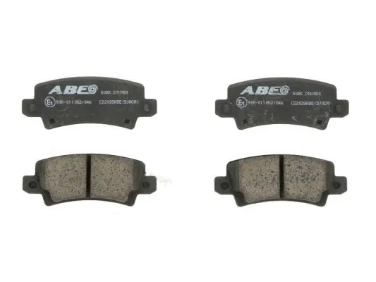 C22028ABE ABE Комплект тормозных колодок, дисковый тормоз (фото 3)