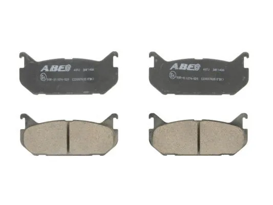 C23007ABE ABE Комплект тормозных колодок, дисковый тормоз (фото 1)
