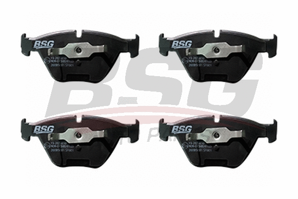BSG 15-200-015 BSG Комплект тормозных колодок, дисковый тормоз (фото 1)