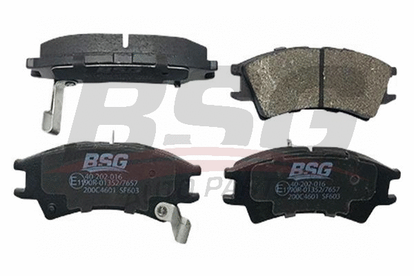 BSG 40-200-012 BSG Комплект тормозных колодок, дисковый тормоз (фото 1)
