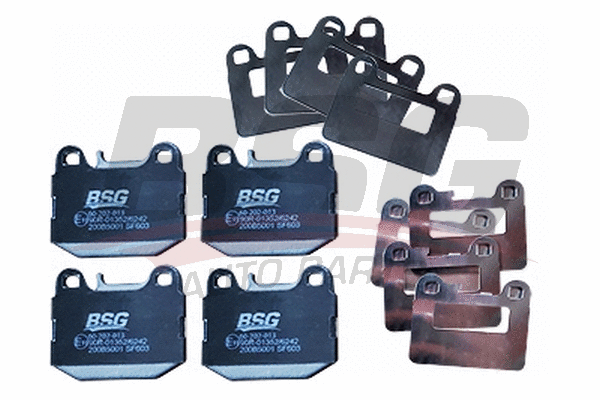 BSG 60-200-030 BSG Комплект тормозных колодок, дисковый тормоз (фото 1)