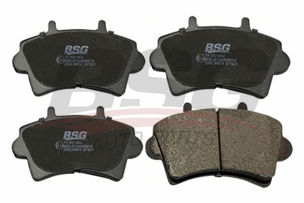 BSG 75-200-009 BSG Комплект тормозных колодок, дисковый тормоз (фото 1)