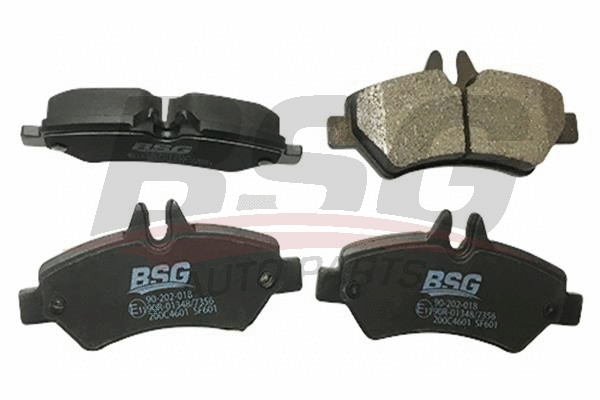 BSG 90-200-003 BSG Комплект тормозных колодок, дисковый тормоз (фото 1)