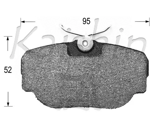 FK10106 KAISHIN Комплект тормозных колодок, дисковый тормоз (фото 1)