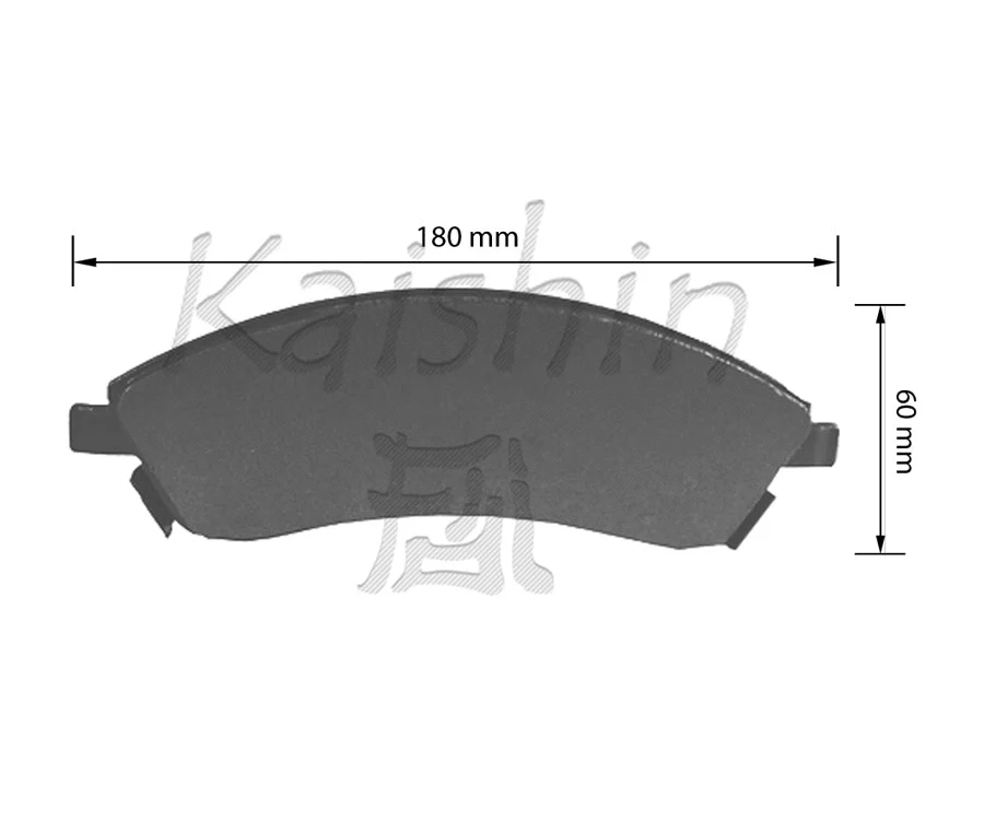 FK10163 KAISHIN Комплект тормозных колодок, дисковый тормоз (фото 1)