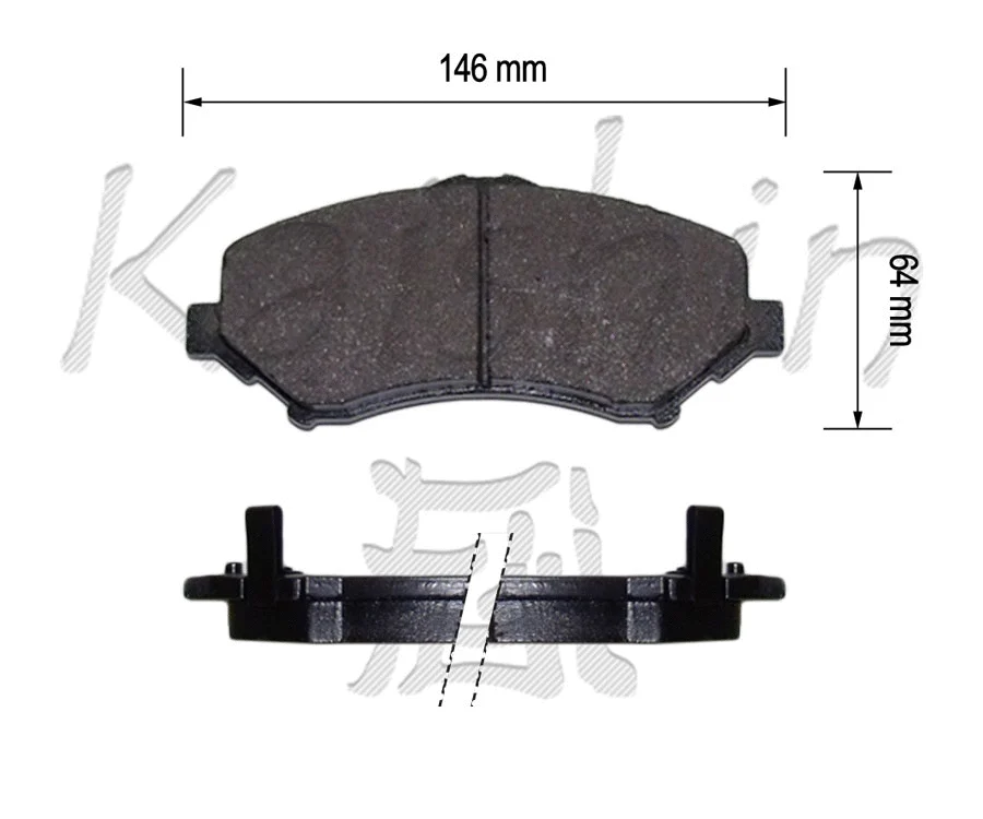 FK10173 KAISHIN Комплект тормозных колодок, дисковый тормоз (фото 1)