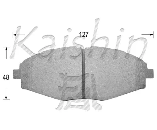 FK11144 KAISHIN Комплект тормозных колодок, дисковый тормоз (фото 1)