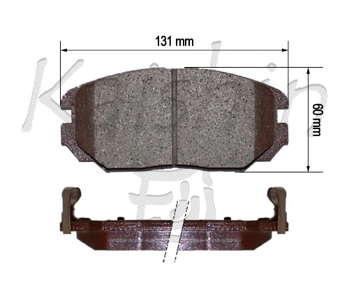 FK11183 KAISHIN Комплект тормозных колодок, дисковый тормоз (фото 1)