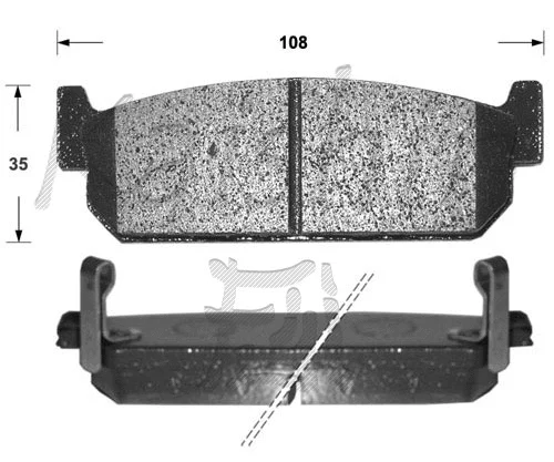 FK1167 KAISHIN Комплект тормозных колодок, дисковый тормоз (фото 1)