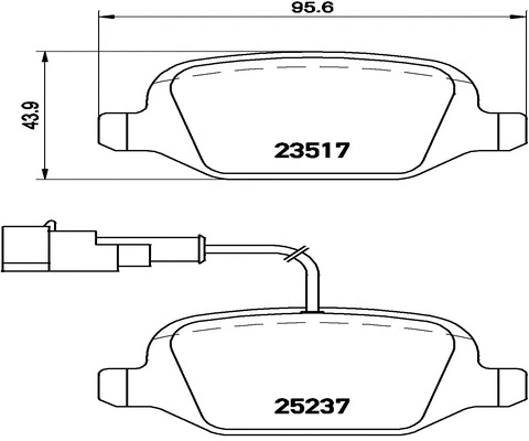 FK20019 KAISHIN Комплект тормозных колодок, дисковый тормоз (фото 1)