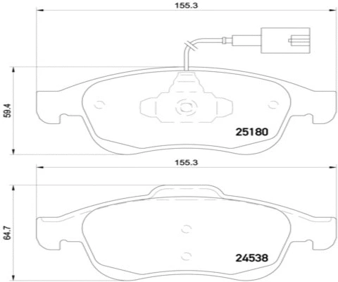 FK20041 KAISHIN Комплект тормозных колодок, дисковый тормоз (фото 1)