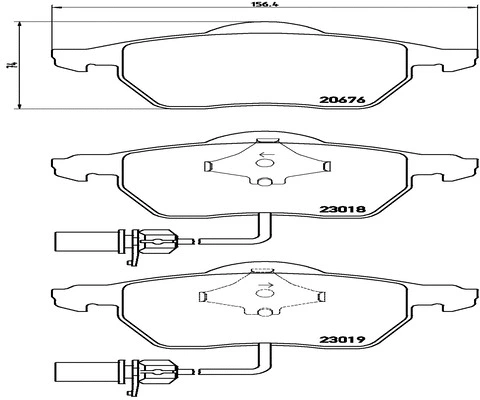 FK20051 KAISHIN Комплект тормозных колодок, дисковый тормоз (фото 1)