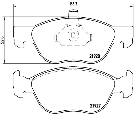 FK20074 KAISHIN Комплект тормозных колодок, дисковый тормоз (фото 1)