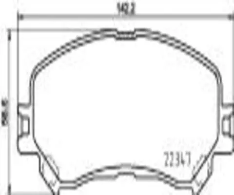 FK20081 KAISHIN Комплект тормозных колодок, дисковый тормоз (фото 1)