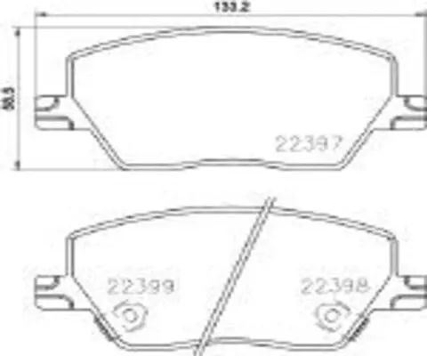 FK20088 KAISHIN Комплект тормозных колодок, дисковый тормоз (фото 1)