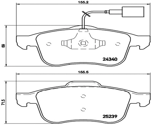 FK20201 KAISHIN Комплект тормозных колодок, дисковый тормоз (фото 1)