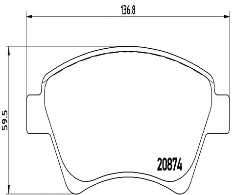FK20222 KAISHIN Комплект тормозных колодок, дисковый тормоз (фото 1)