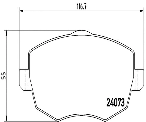 FK20225 KAISHIN Комплект тормозных колодок, дисковый тормоз (фото 1)