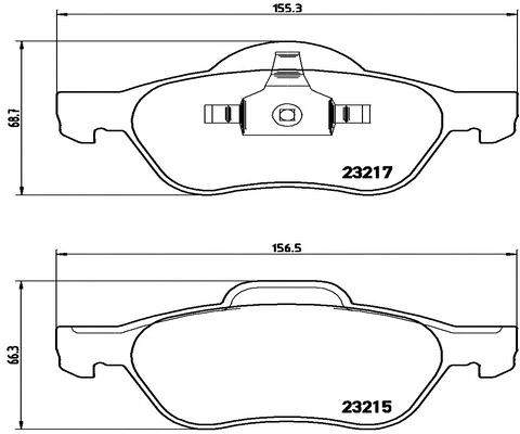 FK20241 KAISHIN Комплект тормозных колодок, дисковый тормоз (фото 1)