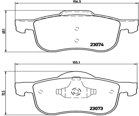 FK20310 KAISHIN Комплект тормозных колодок, дисковый тормоз (фото 1)