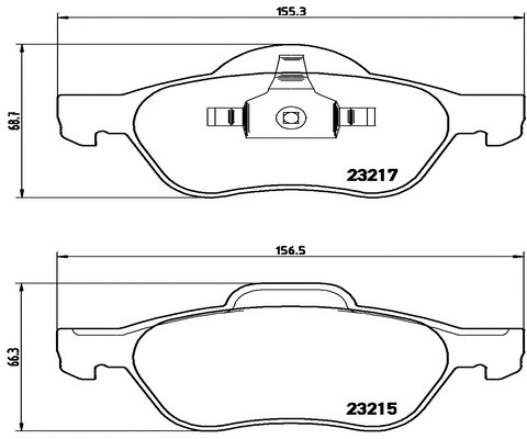 FK20319 KAISHIN Комплект тормозных колодок, дисковый тормоз (фото 1)