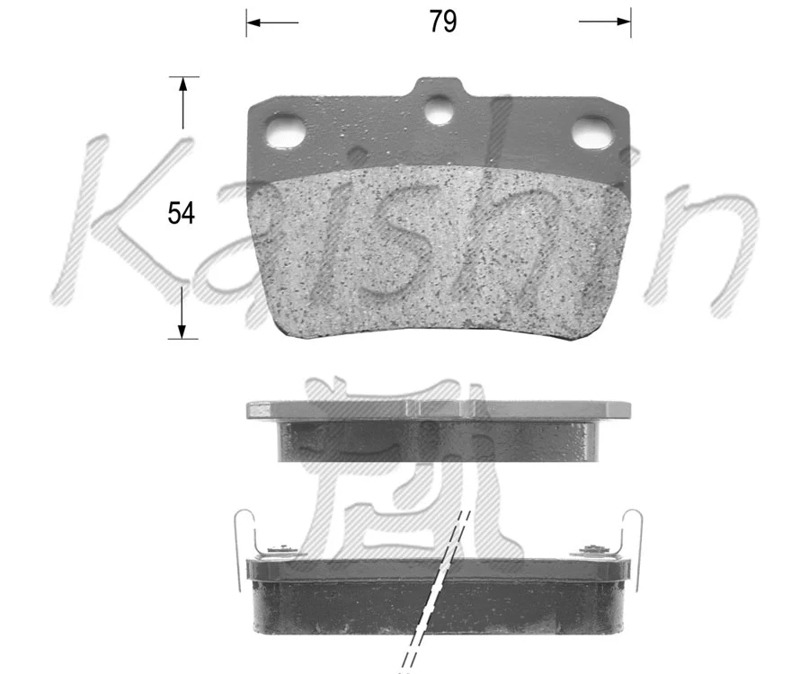 FK2188 KAISHIN Комплект тормозных колодок, дисковый тормоз (фото 1)