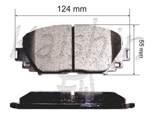 FK2253 KAISHIN Комплект тормозных колодок, дисковый тормоз (фото 1)