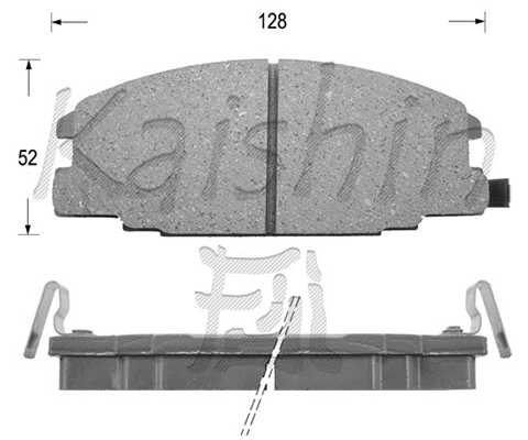 FK4029 KAISHIN Комплект тормозных колодок, дисковый тормоз (фото 1)