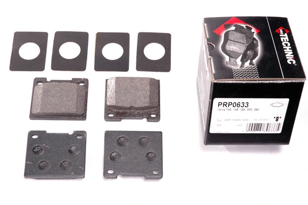 PRP0633 PROTECHNIC Комплект тормозных колодок, дисковый тормоз (фото 1)