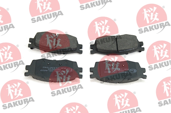 600-05-4603 SAKURA Комплект тормозных колодок, дисковый тормоз (фото 1)