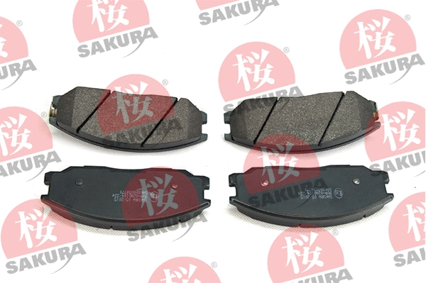600-05-4770 SAKURA Комплект тормозных колодок, дисковый тормоз (фото 1)