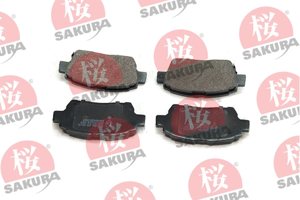 600-20-3965 SAKURA Комплект тормозных колодок, дисковый тормоз (фото 1)