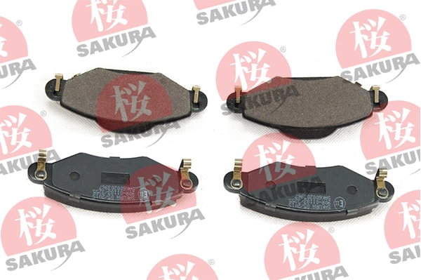 600-20-3967 SAKURA Комплект тормозных колодок, дисковый тормоз (фото 1)