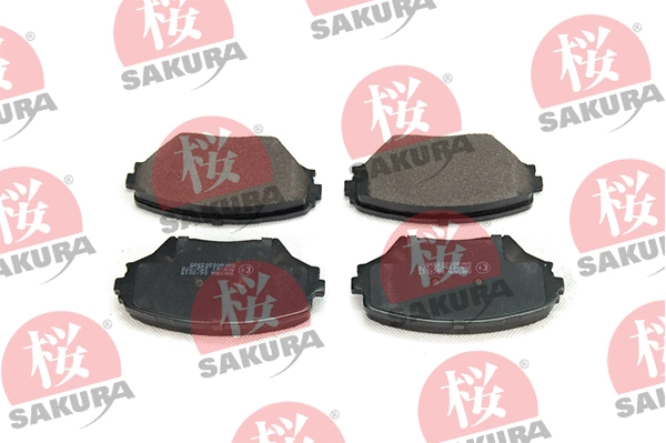 600-20-3995 SAKURA Комплект тормозных колодок, дисковый тормоз (фото 1)