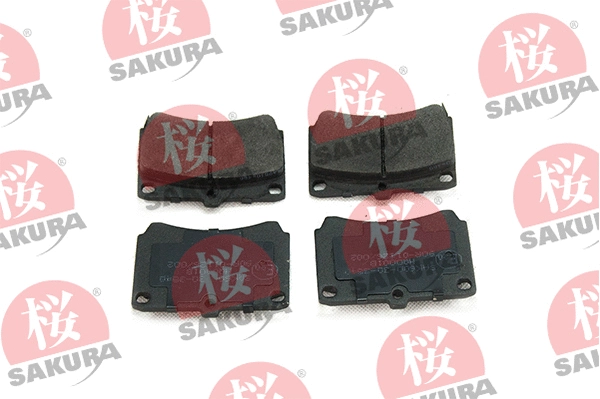 600-30-3540 SAKURA Комплект тормозных колодок, дисковый тормоз (фото 1)