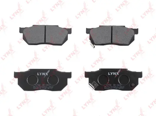BD-3412 LYNXAUTO Комплект тормозных колодок, дисковый тормоз (фото 2)