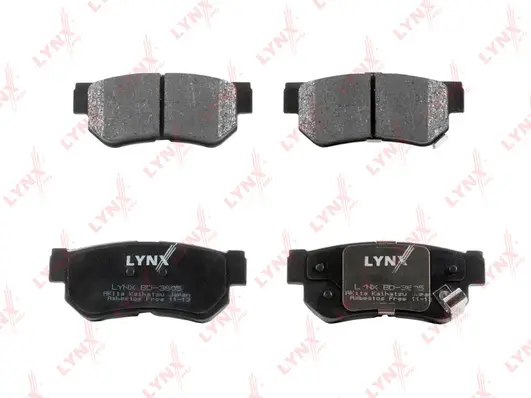 BD-3605 LYNXAUTO Комплект тормозных колодок, дисковый тормоз (фото 2)