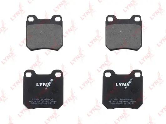 BD-5902 LYNXAUTO Комплект тормозных колодок, дисковый тормоз (фото 2)