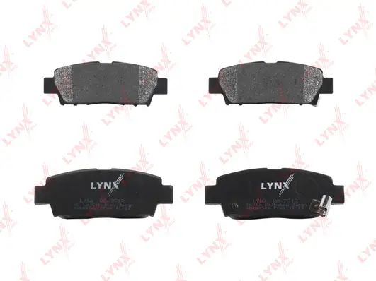 BD-7513 LYNXAUTO Комплект тормозных колодок, дисковый тормоз (фото 2)