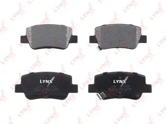 BD-7599 LYNXAUTO Комплект тормозных колодок, дисковый тормоз (фото 2)