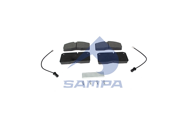 096.1815 SAMPA Комплект тормозных колодок, дисковый тормоз (фото 1)