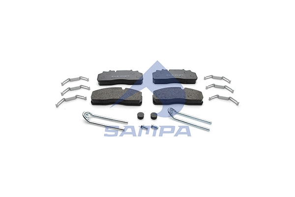 096.614 SAMPA Комплект тормозных колодок, дисковый тормоз (фото 1)