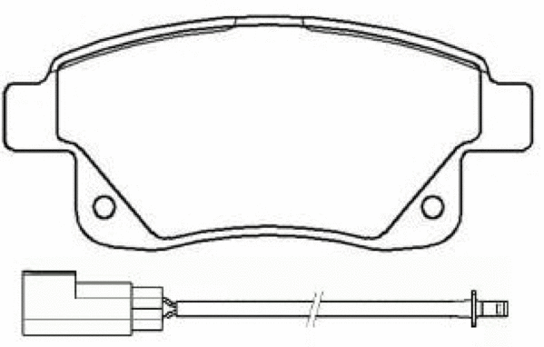 AKD-0046 ASVA Комплект тормозных колодок, дисковый тормоз (фото 1)