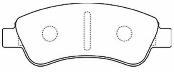 AKD-0182 ASVA Комплект тормозных колодок, дисковый тормоз (фото 1)