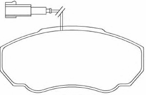 AKD-0219 ASVA Комплект тормозных колодок, дисковый тормоз (фото 1)