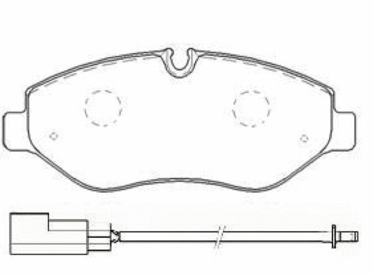 AKD-0698 ASVA Комплект тормозных колодок, дисковый тормоз (фото 1)